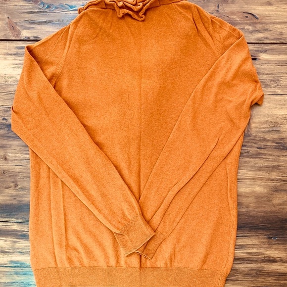 Talbots V-neck Ruffled Collar Sweater Cardigan - Picture 4 of 5